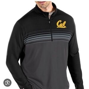 NEW Champion gray university of california Golden Bears 1/4 zip pullover  XL